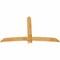 Ekena Millwork Bellingham Rough Sawn Timber Gable Bracket, Western Red Cedar, 84"W x 53"H x 2"D x 6"F, 15/12 Pitch GBW084X53X0206BEL00RWR - alternate 2